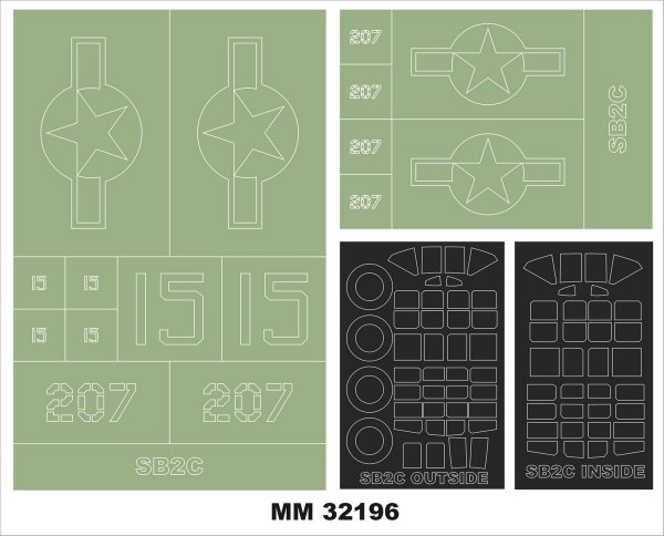 Montex MM32196 SB2C-4 HELLDIVER 1/32