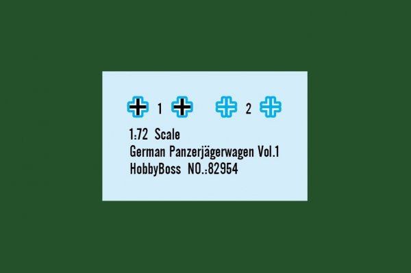 Hobby Boss 82954 German Panzerjägerwagen Vol.1 1/72