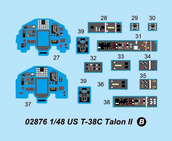 Trumpeter 02876 US T-38C Talon II (1:48)