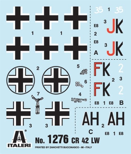 Italeri 1276 CR.42 LW (1:72)