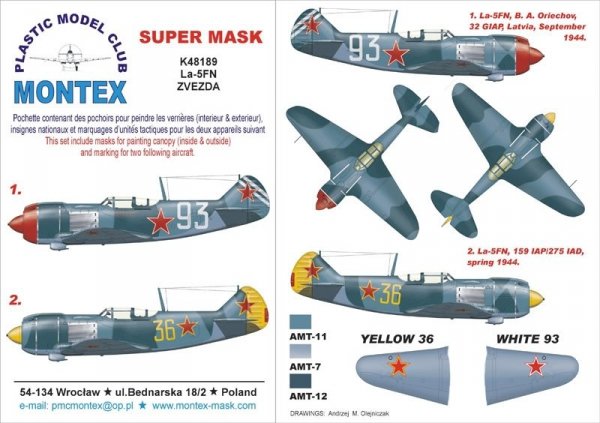 Montex K48189 La-5FN 1/48