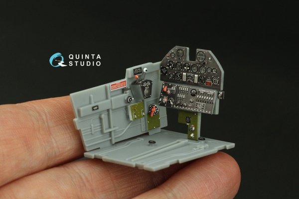 Quinta Studio QD32214 P-40M WarHawk 3D-Printed coloured Interior on decal paper (Trumpeter) 1/32