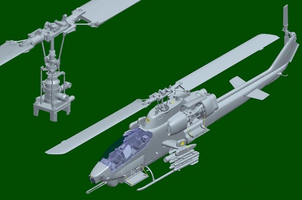 Trumpeter 05116U AH-1W Super Cobra  - USZKODZONE / DAMAGED 1/35