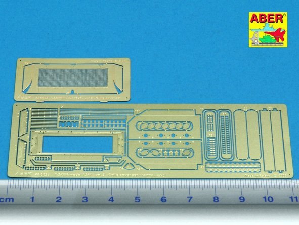 Aber 48009 Russian medium tank T-34/76 1941 model - vol. 2 - additional set - grille cover (1:48)