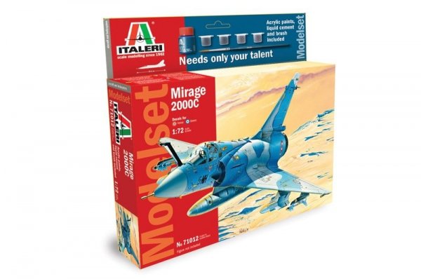 Italeri 71012 MIRAGE 2000C- ZESTAW MODELARSKI