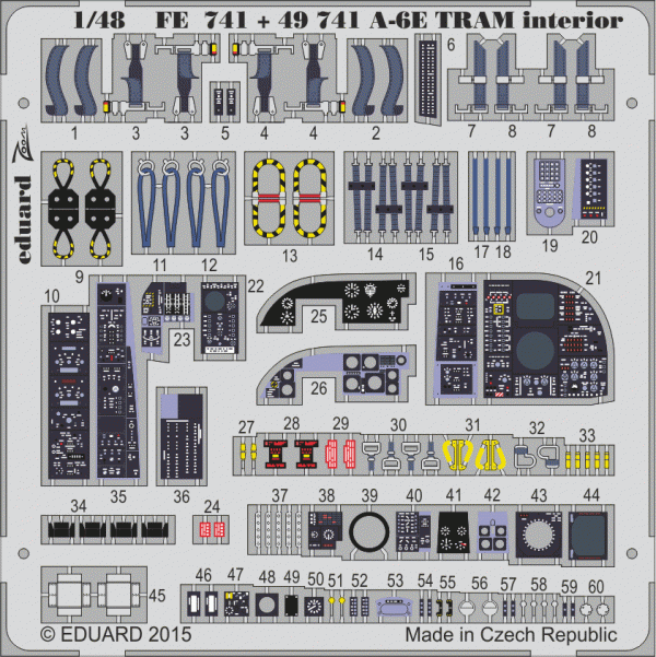 Eduard 49741 A-6E TRAM interior HOBBY BOSS 1/48