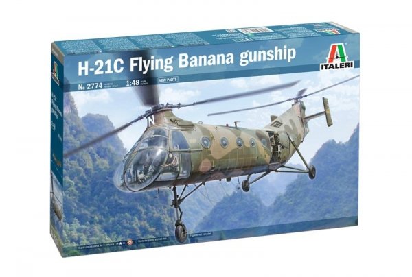 Italeri 2774 H-21C &quot;Flying Banana&quot; Gunship 1/48