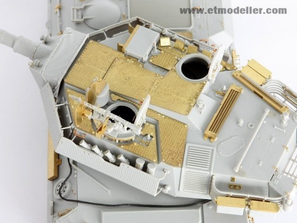 E.T. Model E35-009 Modern &quot;Centauro&quot; Tank Destroyer Turret Spatial Armour Plate For TRUMPETER 00386/00388