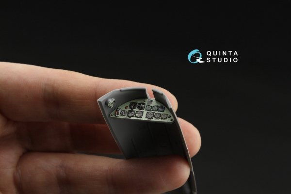 Quinta Studio QD32268 Hs 123A-1 early 3D-Printed &amp; coloured Interior on decal paper (ICM) 1/32