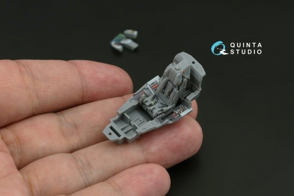 Quinta Studio QD72261 F-35B Lightning II 3D-Printed &amp; coloured Interior on decal paper (Tamiya) 1/72