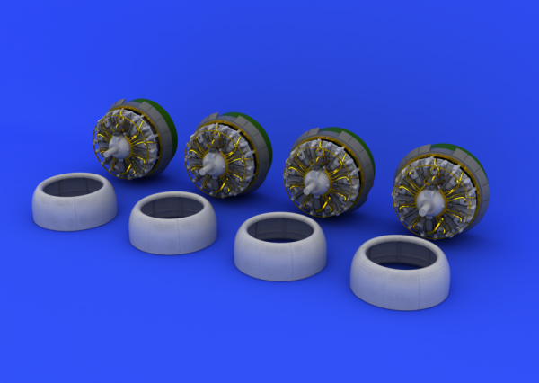 Eduard 648191 B-17F/ G engines 1/48 (REVELL,MONOGRAM)