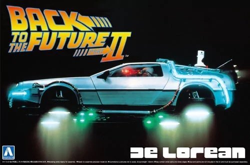 Aoshima 01186 Back to the Future II Delorean 1/24