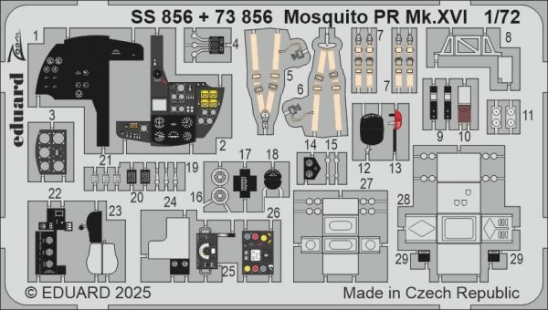 Eduard 73856 Mosquito PR Mk. XVI SPECIAL HOBBY 1/72