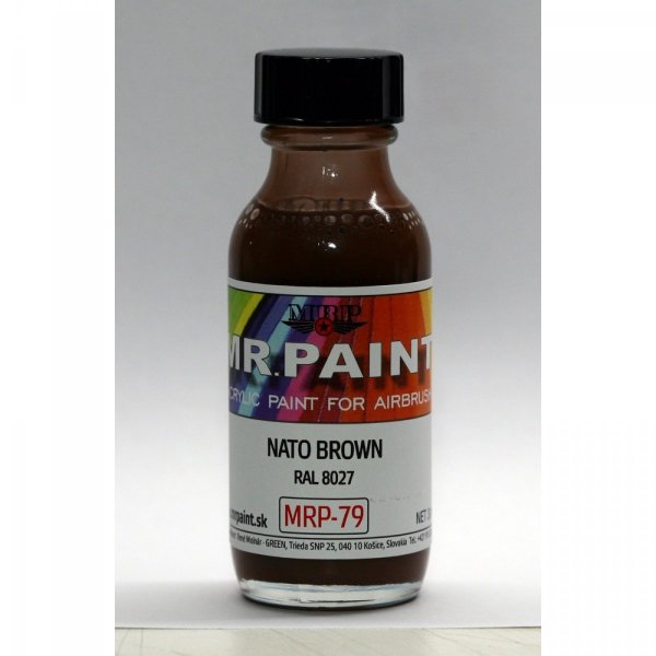 MR. Paint MRP-079 NATO BROWN Modern AFV 30ml