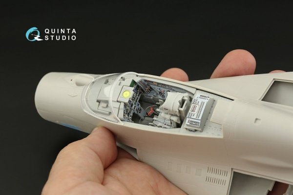 Quinta Studio QD32142 MiG-29 9-13 Fulcrum C 3D-Printed &amp; coloured Interior on decal paper (Trumpeter) 1/32