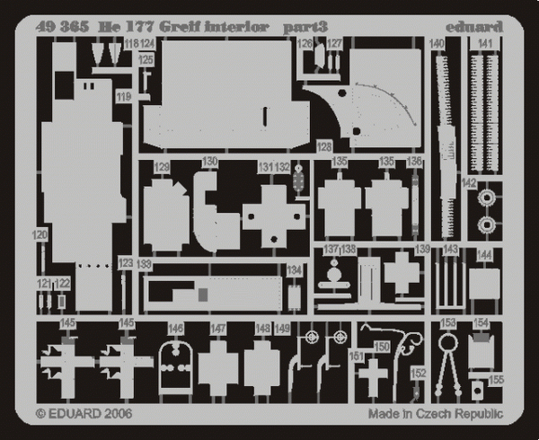 Eduard 49365 He 177 Greif interior 1/48 CMK / MPM