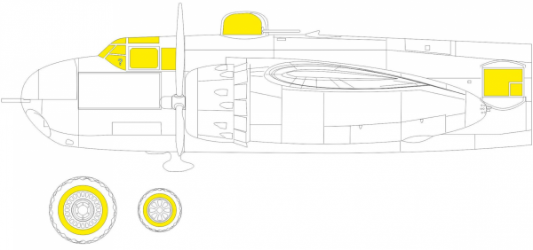 Eduard JX288 B-25H TFace HKM 1/32