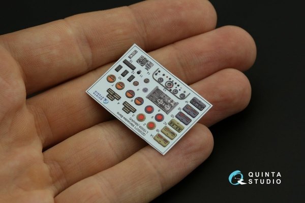 Quinta Studio QD35071 Mercedes-Benz L1500A 3D-Printed &amp; coloured Interior on decal paper (MiniArt) 1/35