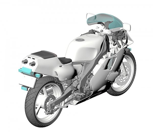 Hasegawa 21517-BK17 Yamaha TZR250 (3MA) (1989) 1/12