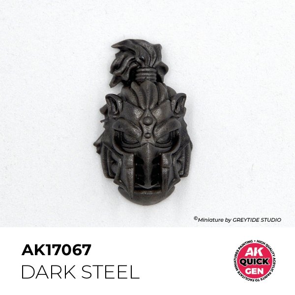 AK Interactive AK17067 DARK STEEL – QUICK GEN COLOR 18ml