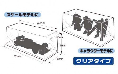 Aoshima 00047 Gablotka Na Modele Display Case W330 