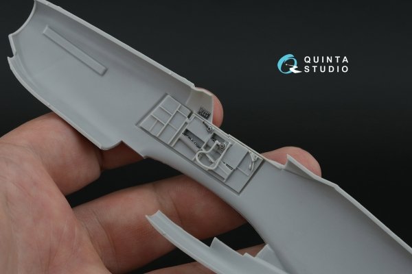 Quinta Studio QDS-48497 F-82H Twin Mustang 3D-Printed coloured Interior on decal paper (Modelsvit) (Small version) 1/48