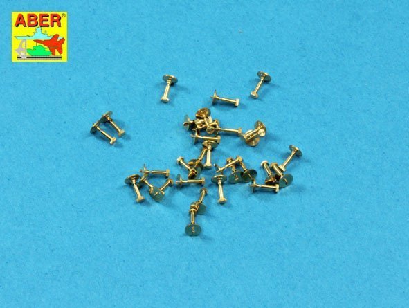 Aber 16112 Turned Hexagonal bolts (1,34x2,60mm) x 30 pcs. (1:16)