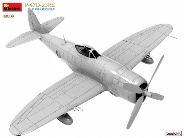 MiniArt 48009 P-47D-25RE THUNDERBOLT. BASIC KIT 1/48