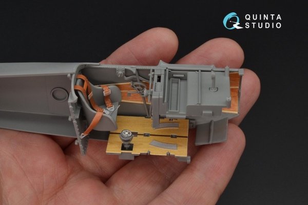 Quinta Studio QD32050 Fokker Dr.1 3D-Printed &amp; coloured Interior on decal paper (for Meng kit) 1/32