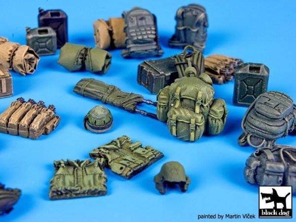 Black Dog T35084 Israeli modern equipment accessories set 1/35