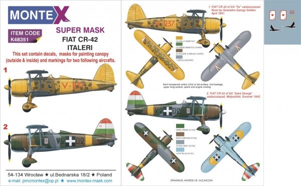 Montex K48351 FIAT CR42 1/48