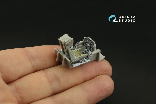Quinta Studio QD48280 F/A-18C late 3D-Printed &amp; coloured Interior on decal paper (HobbyBoss) 1/48