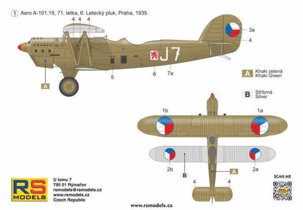 RS Models 94011 Aero A-101 1/72