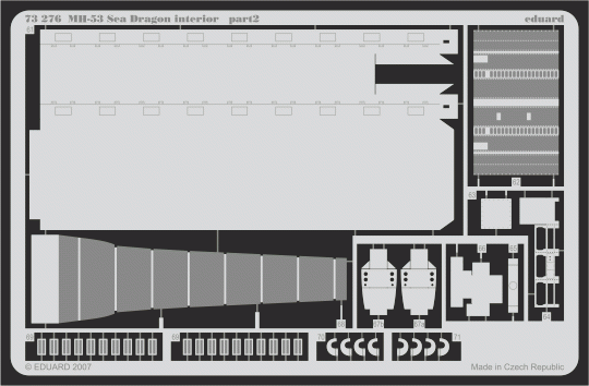 Eduard 73276 MH-53 interior 1/72 ITALERI