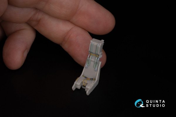 Quinta Studio QD48050 F/A-18F early 3D-Printed &amp; coloured Interior on decal paper (Hasegawa) 1/48