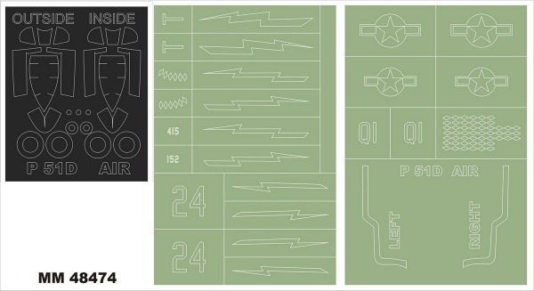 Montex MM48474 P-51D MUSTANG  AIRFIX  A05131 1/48