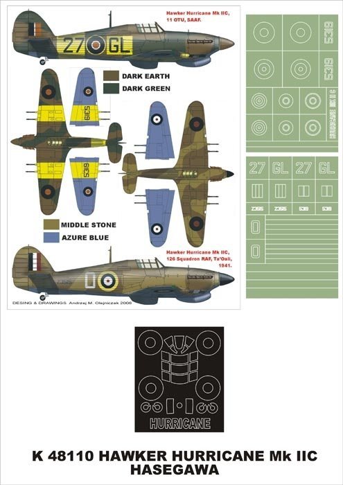 Montex K48110 Hurricane MkIIC 1/48