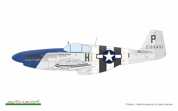 Eduard 82176 P-51B Mustang Malcolm Hood Canopy - The ProfiPACK Edition 1/48