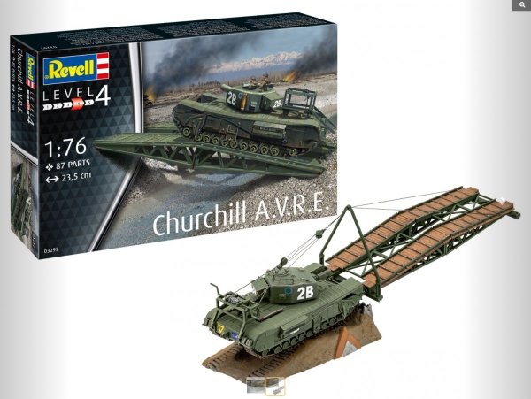 Revell 03297 Churchill A.V.R.E 1/76