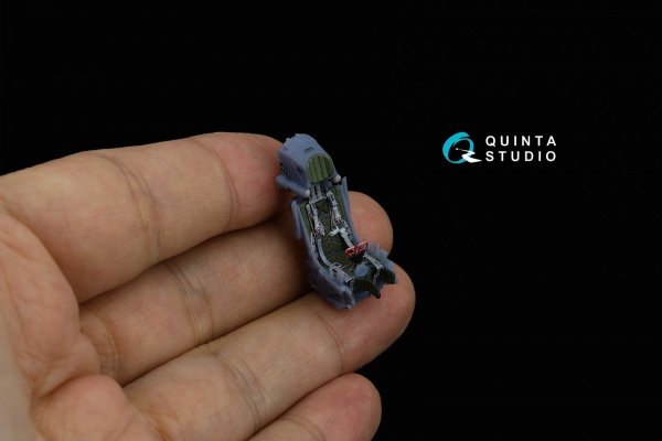 Quinta Studio QR+48062 K-36DM Series2 (late) ejection seat (for MiG-29, MiG-31, Su-27, Su-33, Su-34 aircraft since 2008) (All kits) 1/48