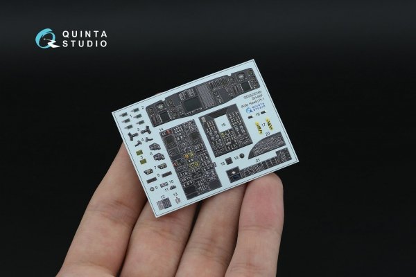 Quinta Studio QDS-35169 SH-60F Seahawk 3D-Printed &amp; coloured Interior on decal paper (Kitty Hawk) (Small version) 1/35