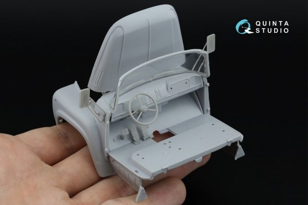 Quinta Studio QT35021 ZiL-130 Detailing set ( for AVD kit )( 3D-printed resign parts ) 1/35