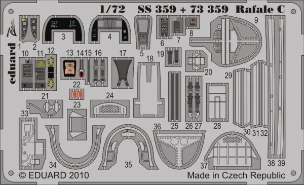 Eduard SS359 Rafale C 1/72 HOBBY BOSS
