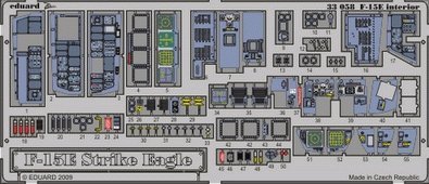 Eduard 33058 F-15E interior S. A. 1/32 Tamiya