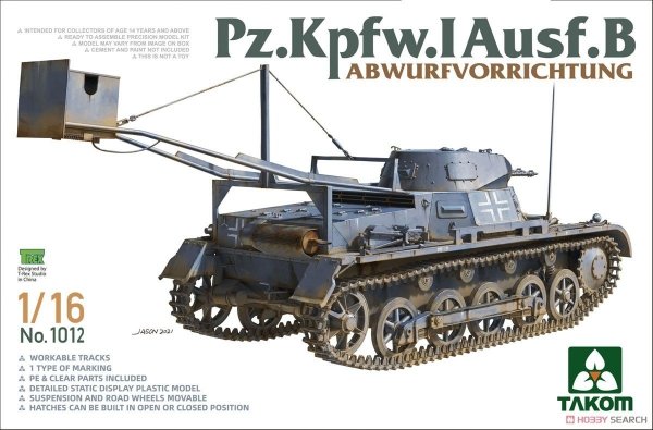 Takom 1012 Pz.Kpfw. I Ausf.B Abwurfvorrichtung 1/16