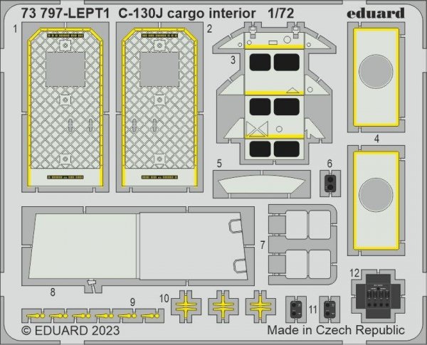 Eduard BIG72174 C-130J PART II ZVEZDA 1/72