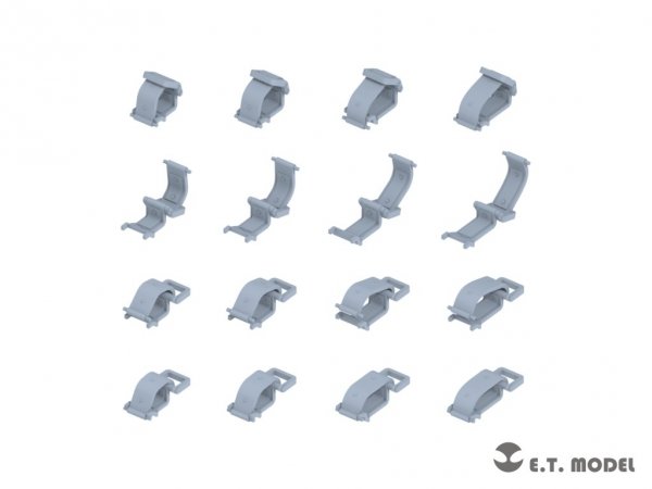 E.T. Model P35-277 WWII German Clamps (Type.1) 1/35