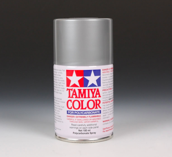 Tamiya 86012 PS-12 Silver Spray Metallic 100ml