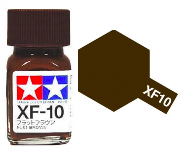 Tamiya XF10 Flat Brown (80310) Enamel Paint