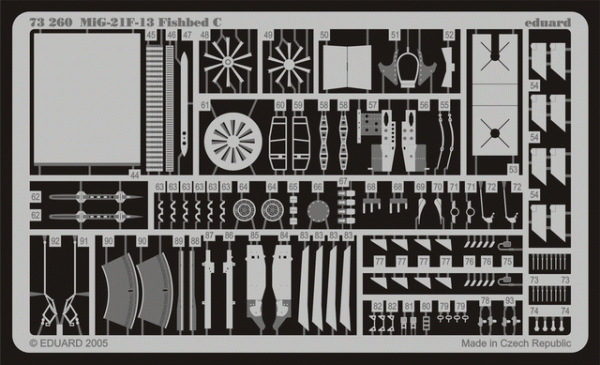 Eduard 73260 MiG-21F-13 Fishbed C 1/72 REVELL